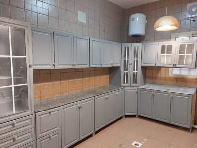 مطبخ جاهز رمادي